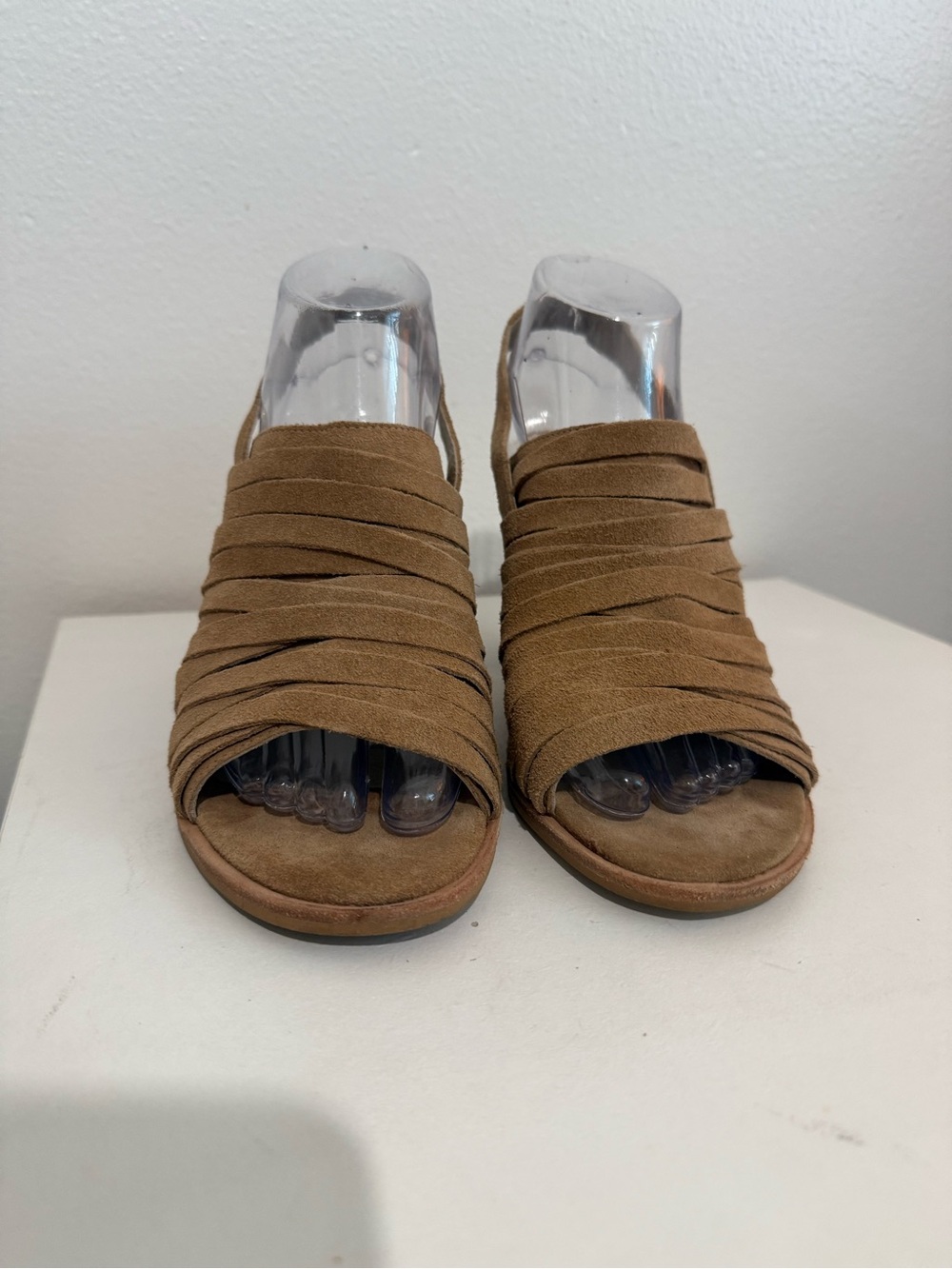 Matisse Womens Tan Suede Block Heel Slingback Sandals - Picture 16 of 16